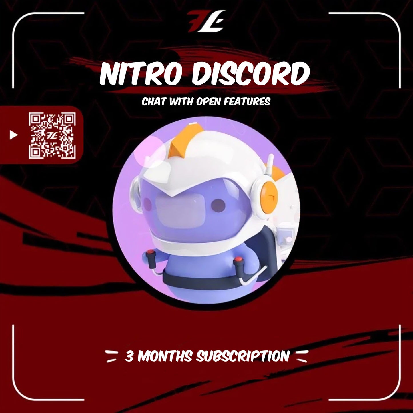 Abonnement Nitro Discord - 3 mois